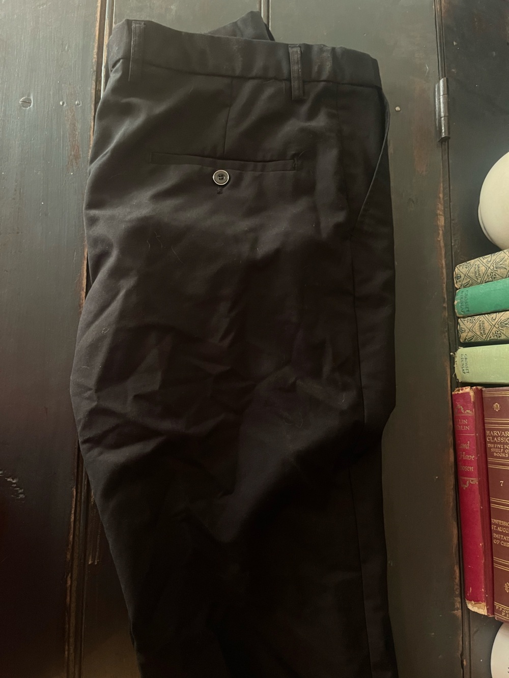 Men's Black Dress Pants - Classic Tailored Fit